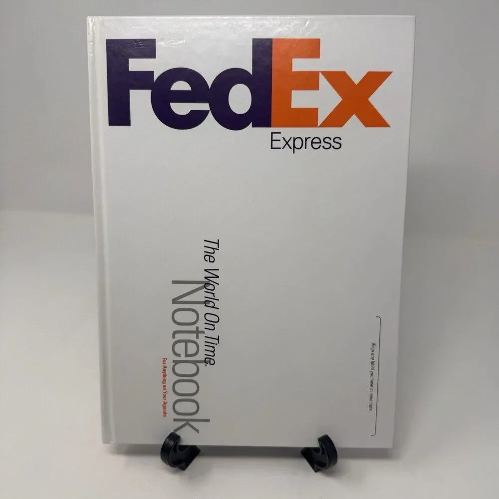 FedEx Express The World On Time Hardcover Notebook 192 Pages Set of 3 NEW UNUSED